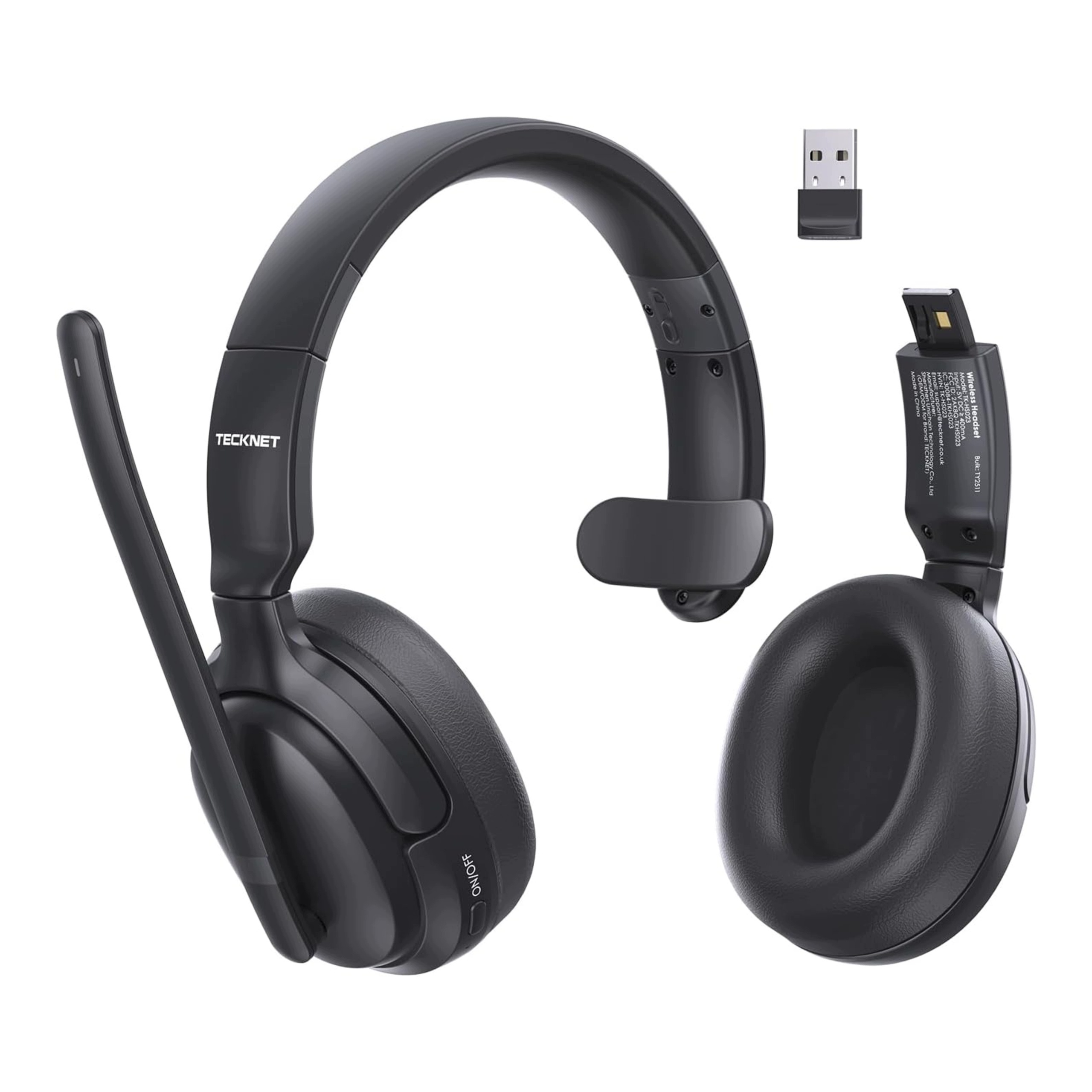 Sluchátka Bezdrátová sluchátka do uší Bluetooth 5.4 Mikrofon Redukce šumu 65 h