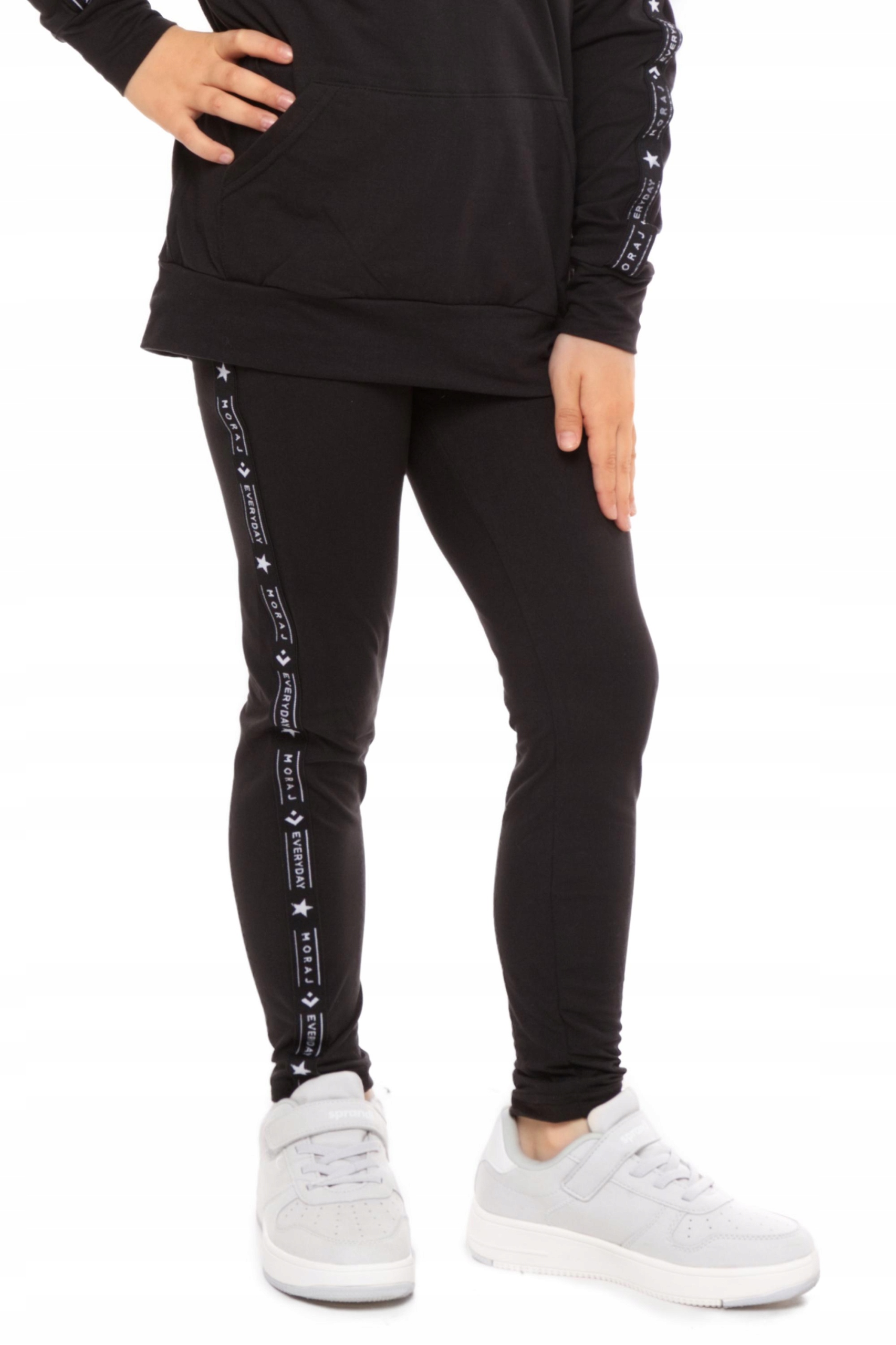 

Legginsy Getry z Lampasem Dziewczęce 134/140 Moraj