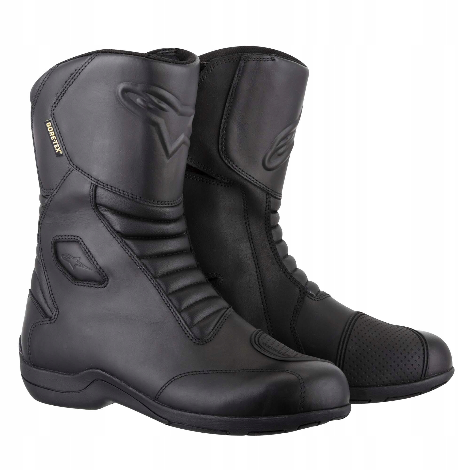 Motocyklové Topánky Alpinestars Web Gtx Gore-tex Čierne Turistické Adventure