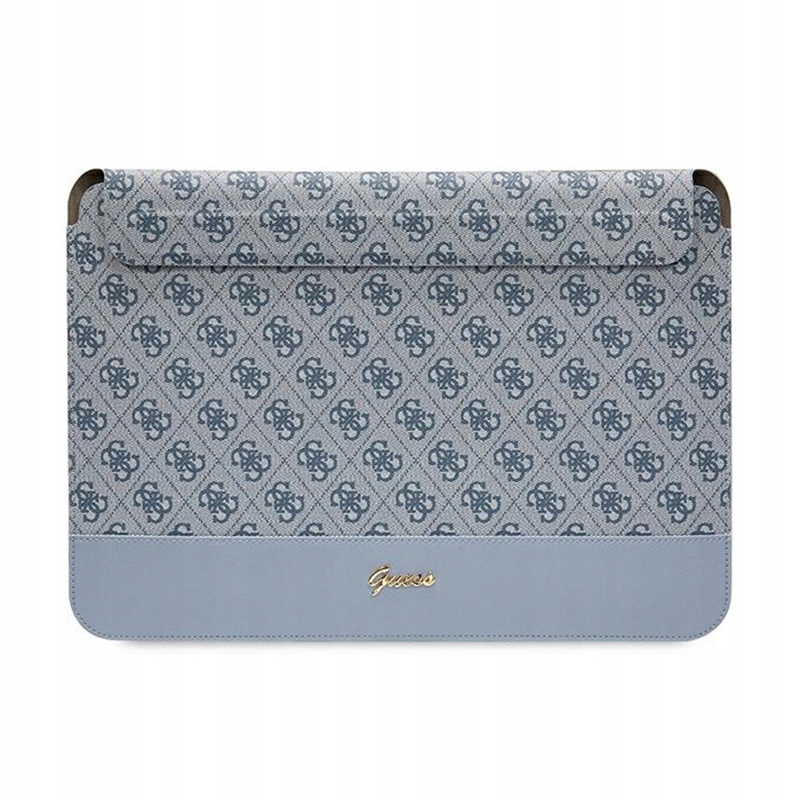 Guess 4G Stripe Metal Logo Computer Sleeve Pouzdro na notebook 14", modré