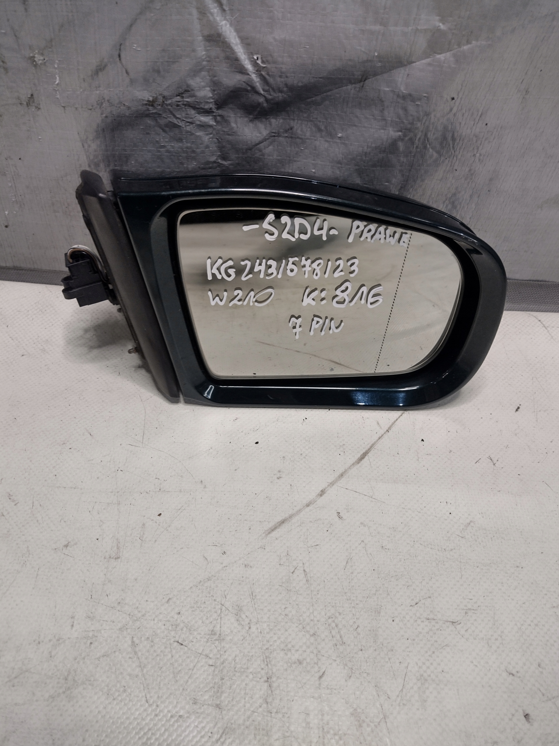 Lustero right Mercedes W210 7PIN k: 816