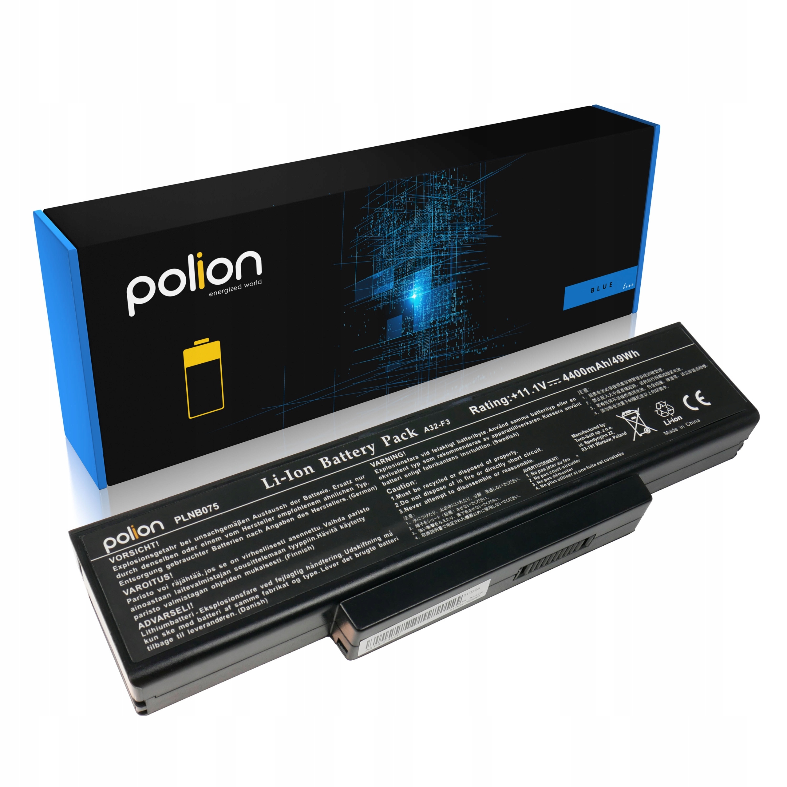 

Bateria SQU-524 SQU-528 SQU-529 do laptopa Msi
