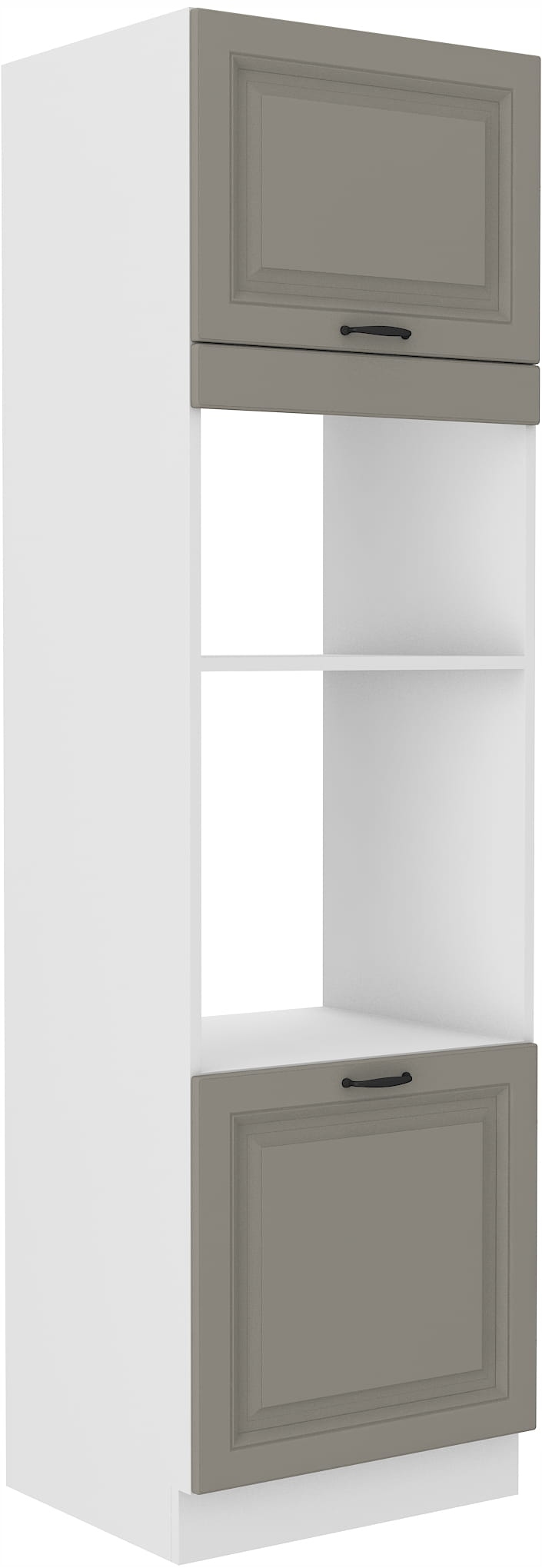 Kuchyňský Vysoký Komín Stilo 60X210 Bílá Šedá