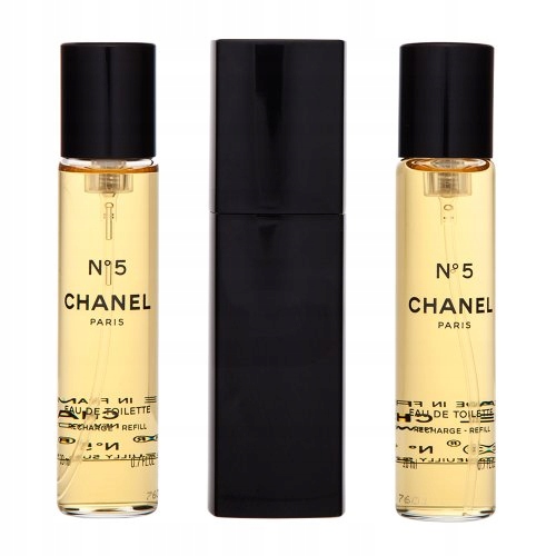 Chanel No.5 Twist and Spray toaletní voda pro ženy 3 x 20 ml
