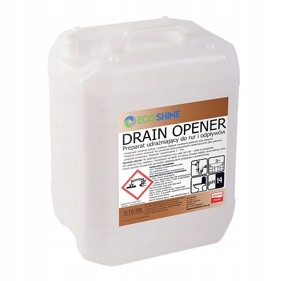 

Udrażnianiacz Rur Odpływów 5L Eco Drain Opener