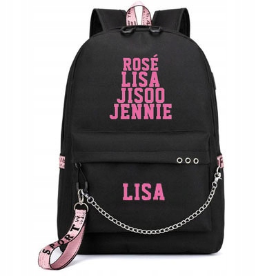 ŠKOLSKÝ BATOH BLACKPINK LISA ROSE JISOO USB