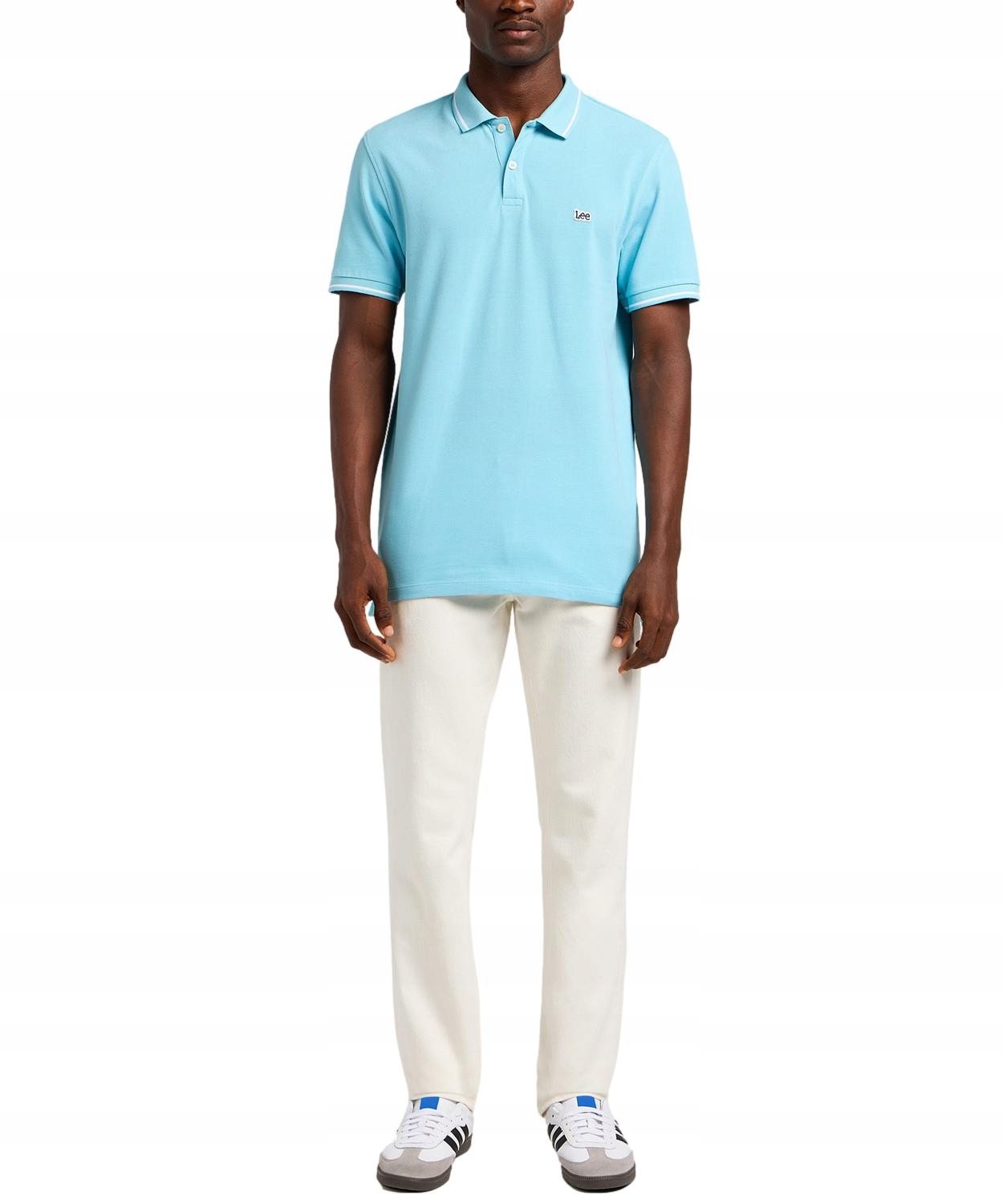 Koszulka Lee PIQUE POLO 112349952 Preppy Blue XL EAN (GTIN) 5401019814612