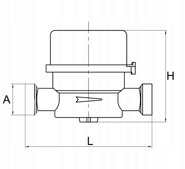 ZESTAW WODOMIERZ LICZNIK WODY ZIMNEJ 1/2 1,6m3 LEGALIZACJA 2029 + KONSOLA Marka Diamond