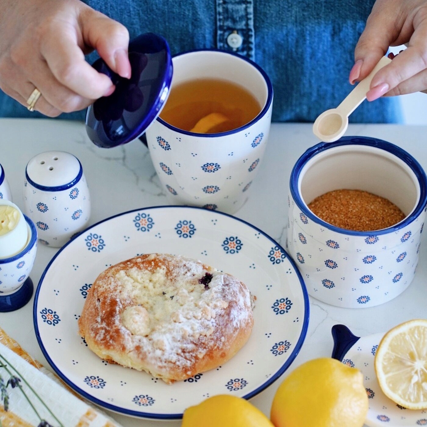 TALERZ DESEROWY TADAR FOLKLOR 20 CM Marka Tadar
