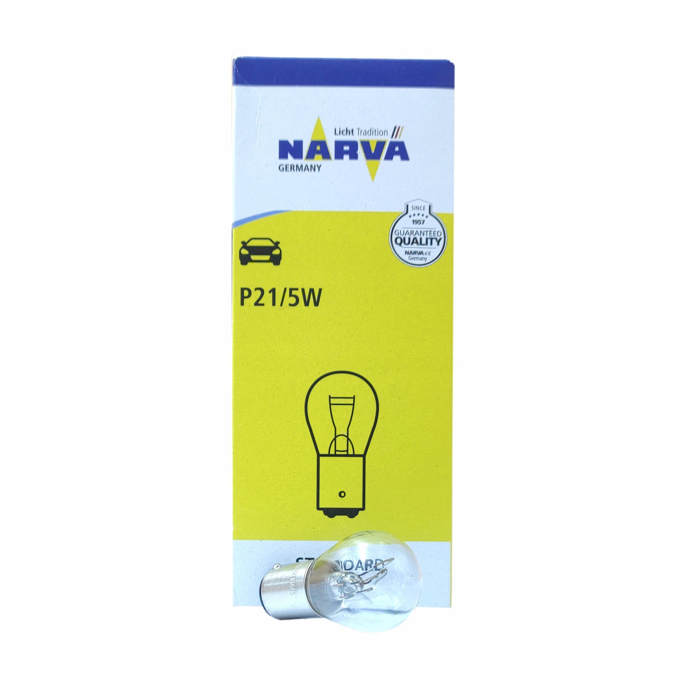 

Żarówka P21/5W Narva 1 Sztuka Pozycja/stop
