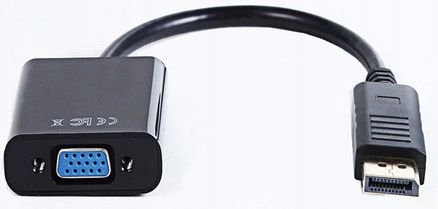 KONWERTER Display Port do VGA monitor przejściówka adapter