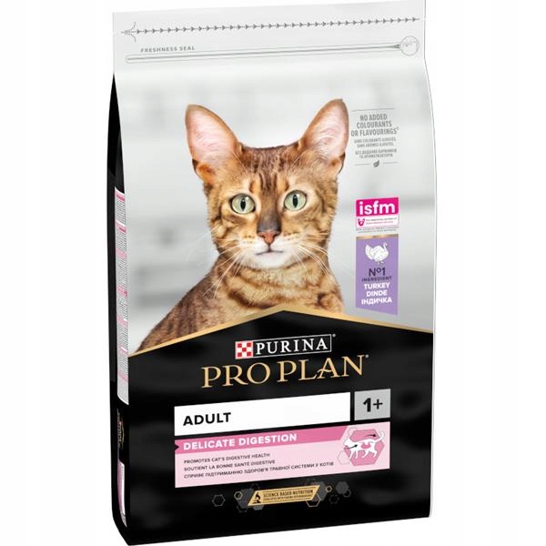 Levně Pro Plan Cat Adult Delicate Digestion krůta 10 kg