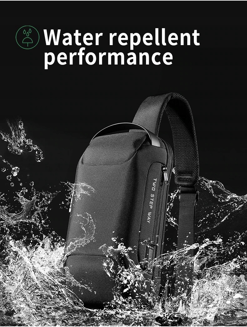 Antykradzieżowy PLECAK TORBA na JEDNO ramię TSA Płeć uniseks