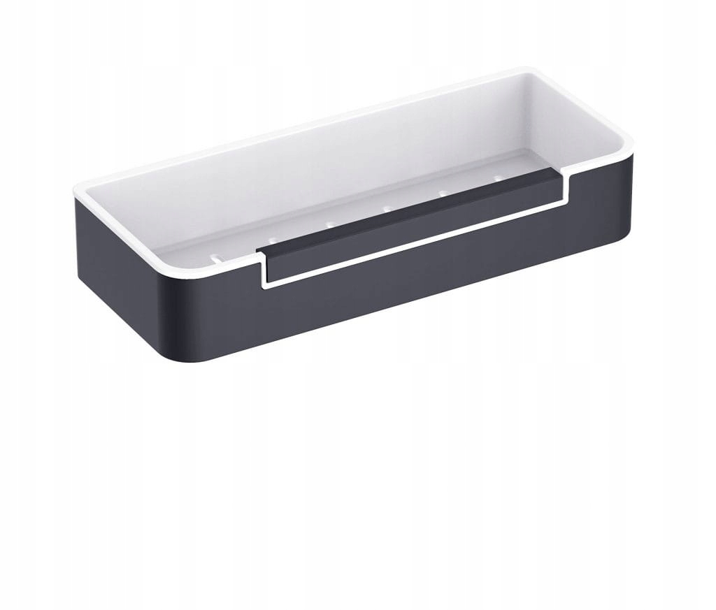 Stella košík s stěračem, plastová vložka bílá 16.069-B černá matná