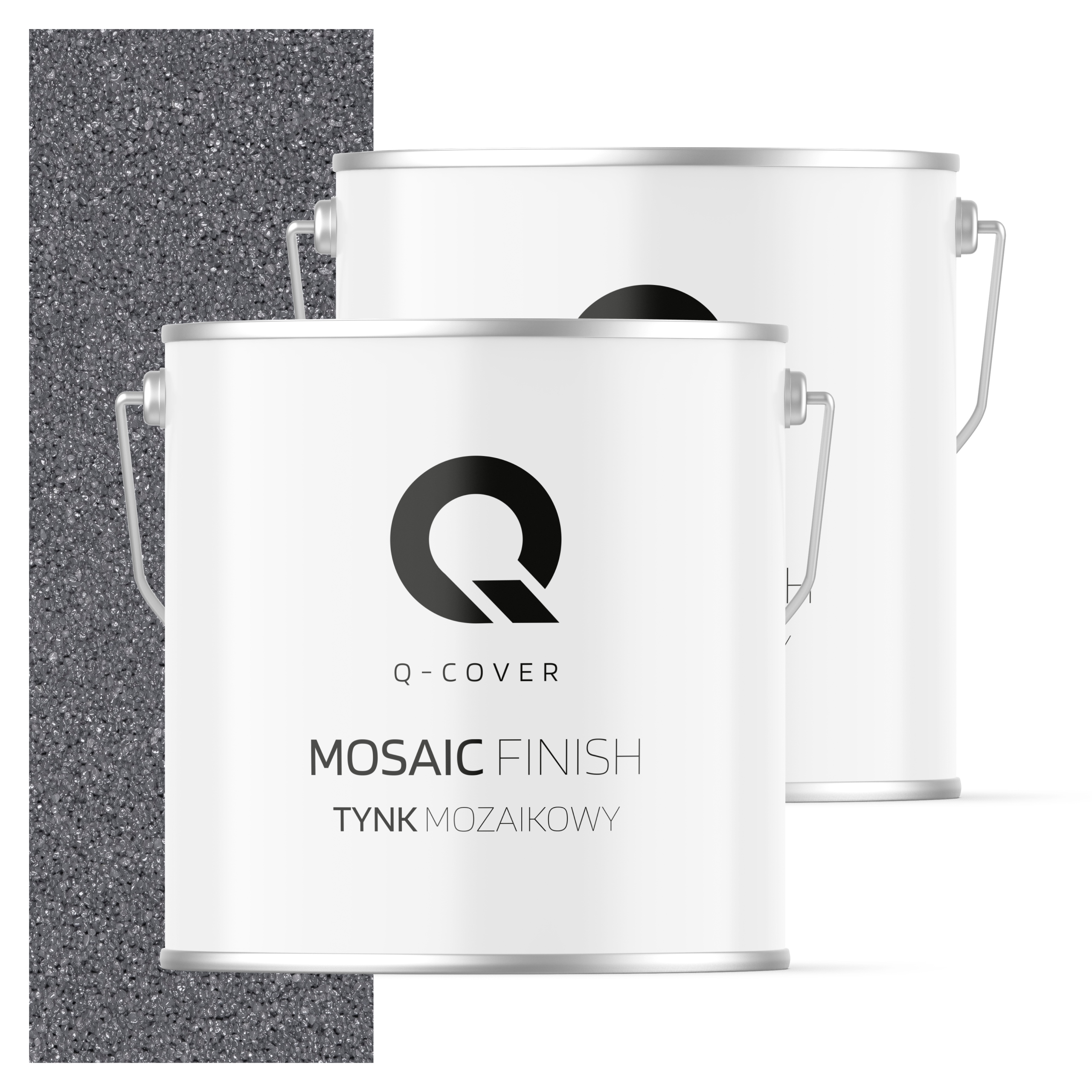 Mozaiková Omítka Mozaika 7 Kg Šedá Tmavá M05 Ozdobná Pryskyřičná Fasáda