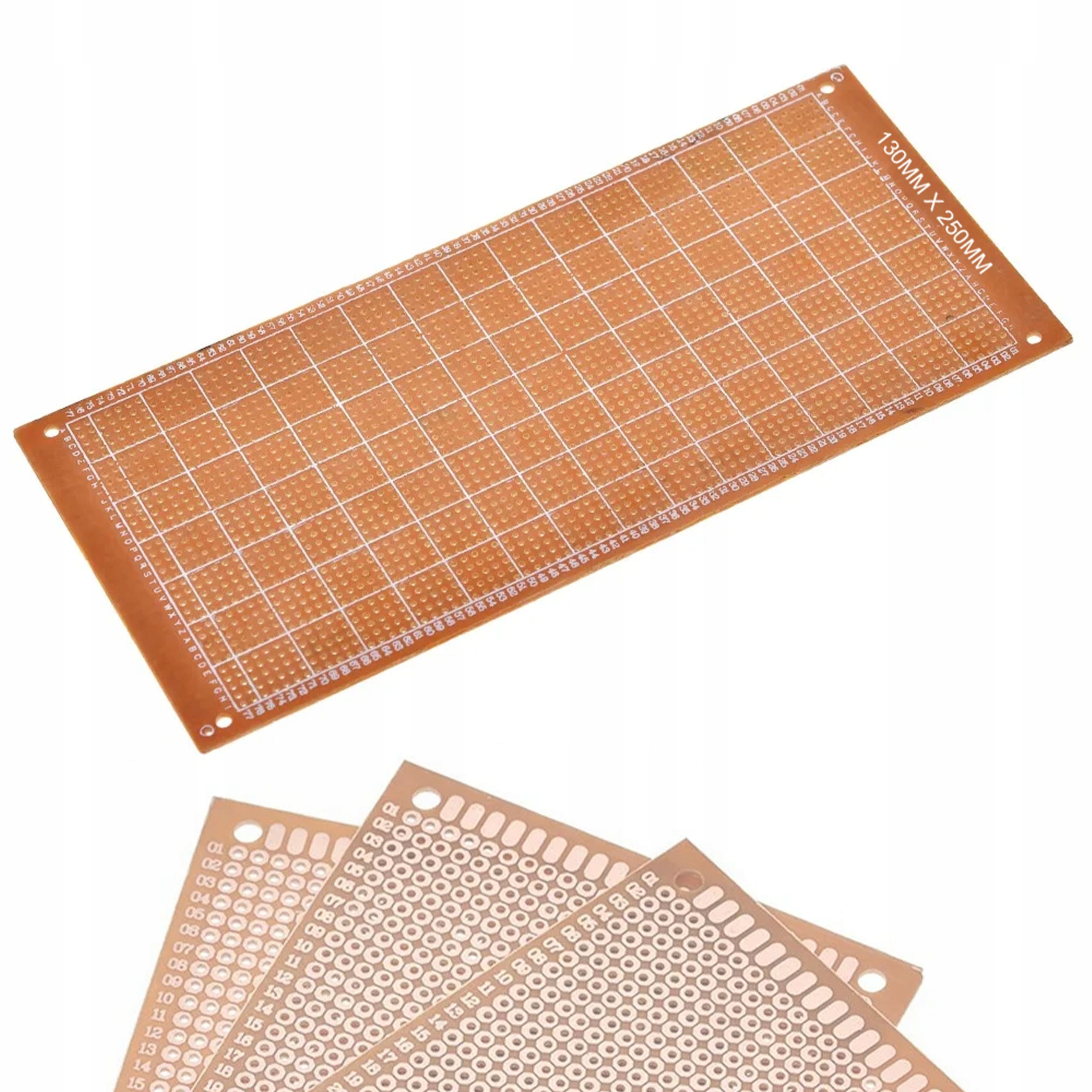 ROSFIX JEDNOSTRONNA UNIWERSALNA PŁYTKA PROTOTYPOWA DRUKOWANA 13x25CM OTWORY