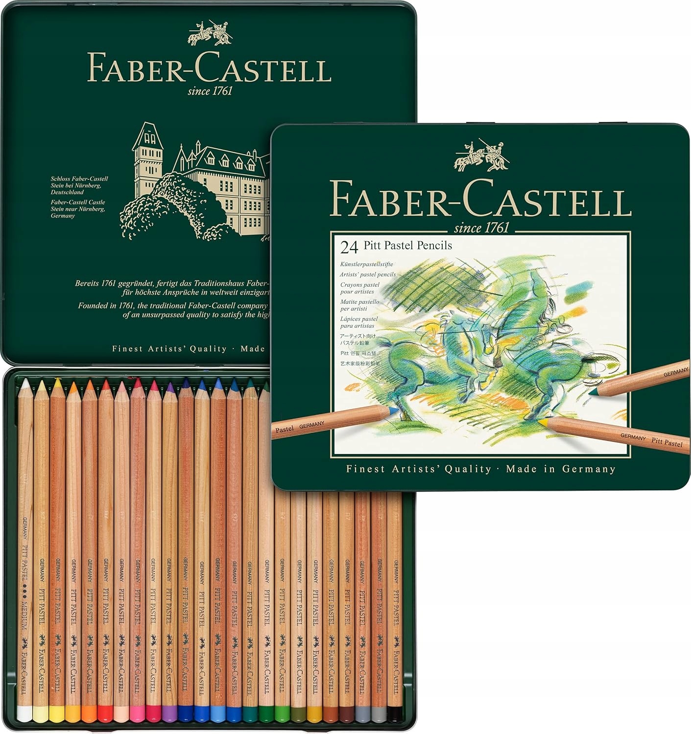 Faber-Castell Pitt Pastell sada 24 uměleckých tužek