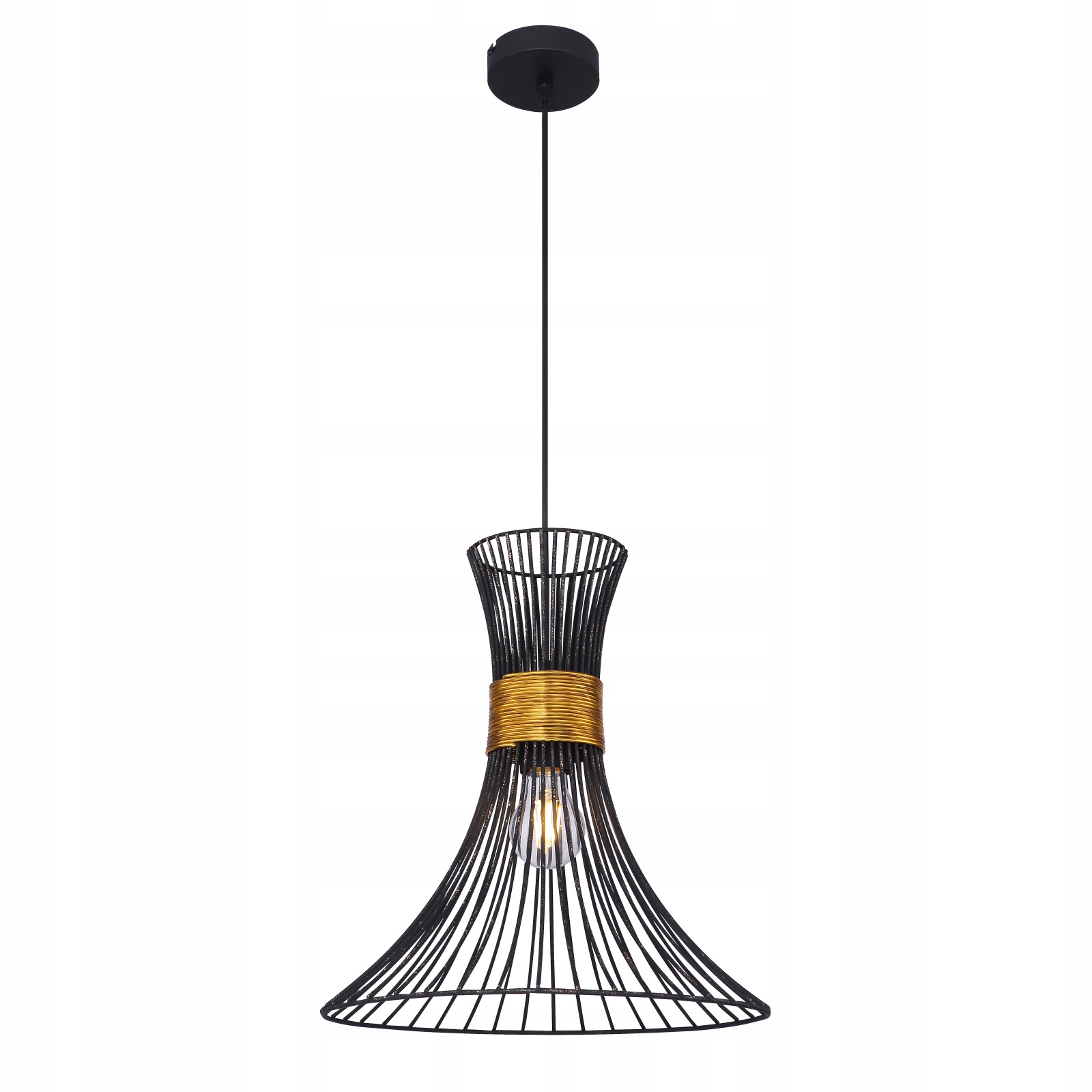 Závěsná Lampa Globo Purra Černá 54814H