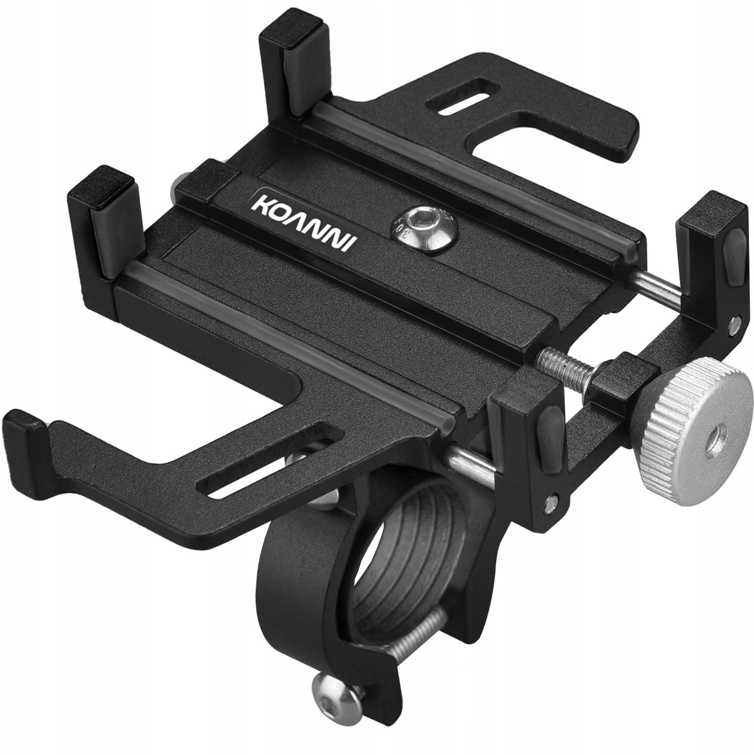 Mocny Uchwyt Rowerowy Na Telefon Mocowanie Motor Kierownicę Czarny Koanni