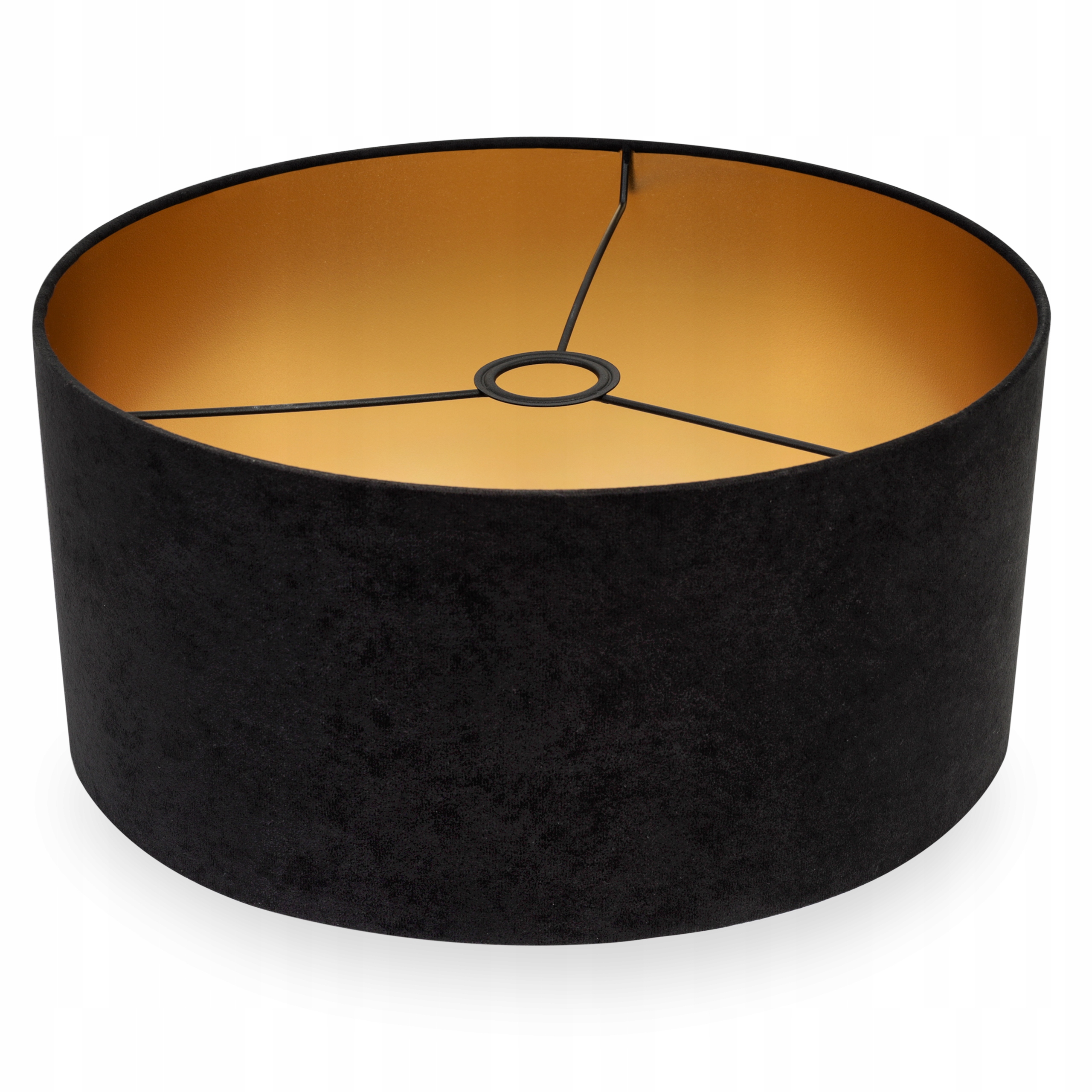 Moderní Zlaté Stínítko Velur 40 cm