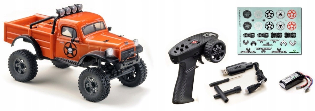 Evo Crawler 1:18 Power Wagon V2 oranžový Rtr Absima 18022V2