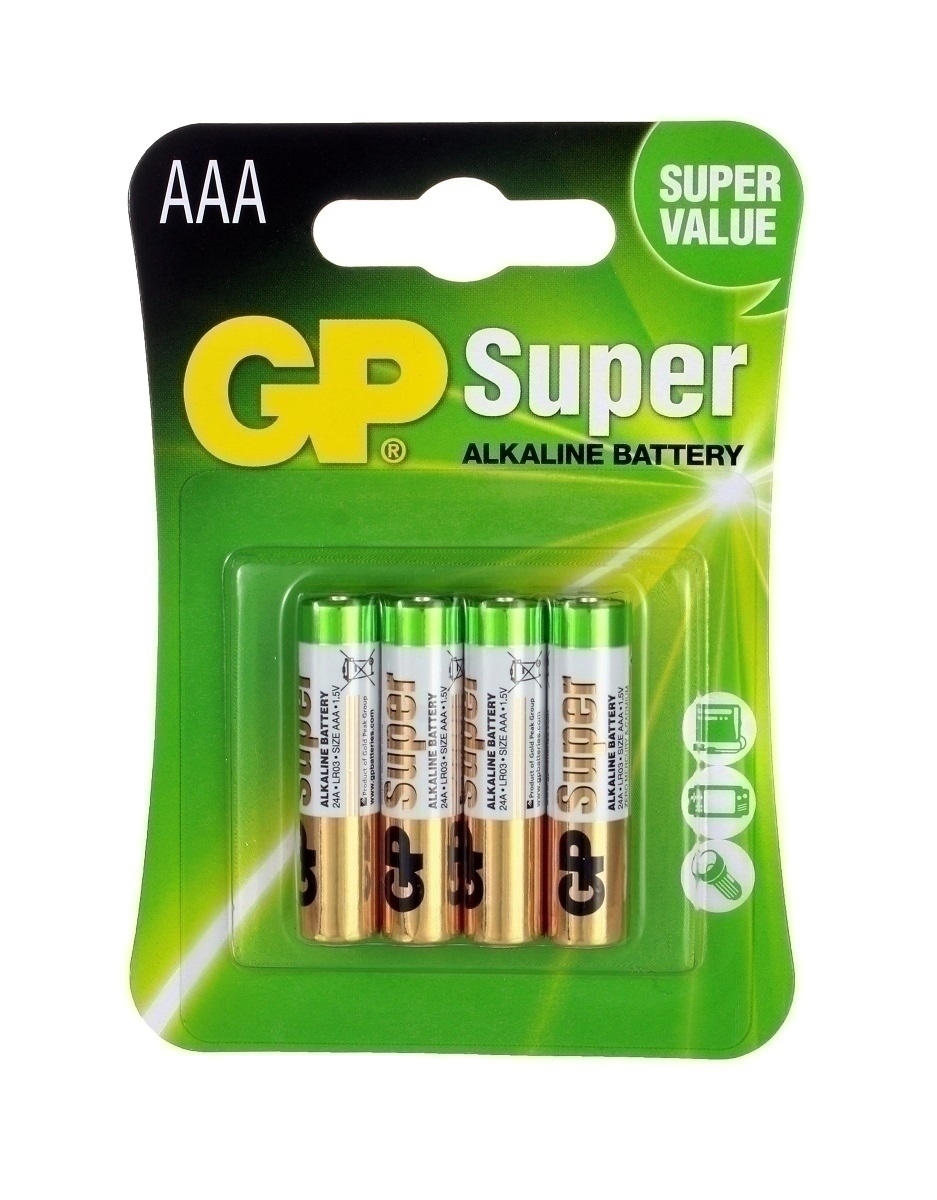

4x Bateria alkaliczna Gp R3 Aaa 1,5V E95