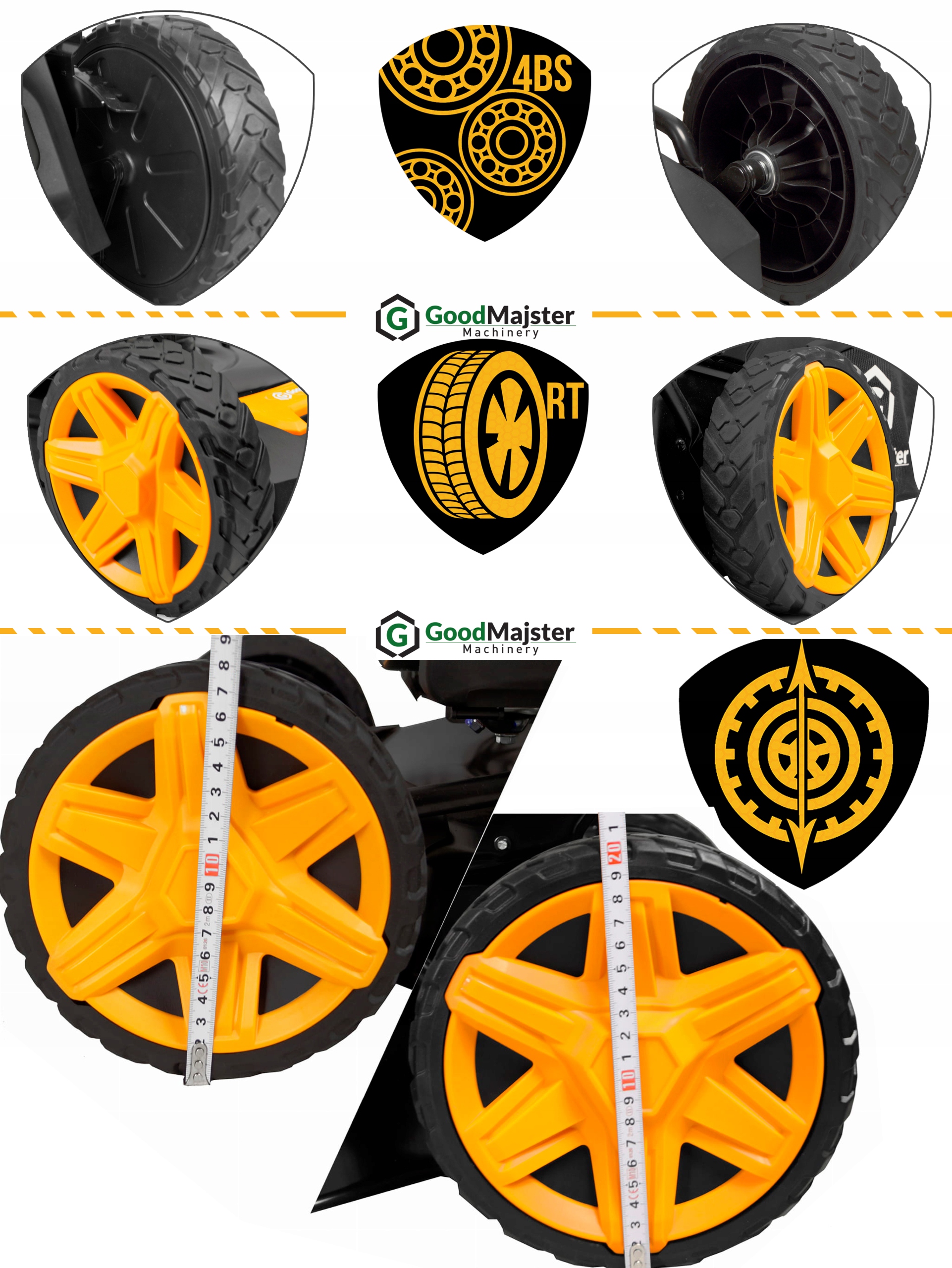 KOSIARKA SPALINOWA GoodMajster 41CM 4HP 144ccm LEKKA ZWROTNA MOCNA + OLEJ Model GMM-RL41