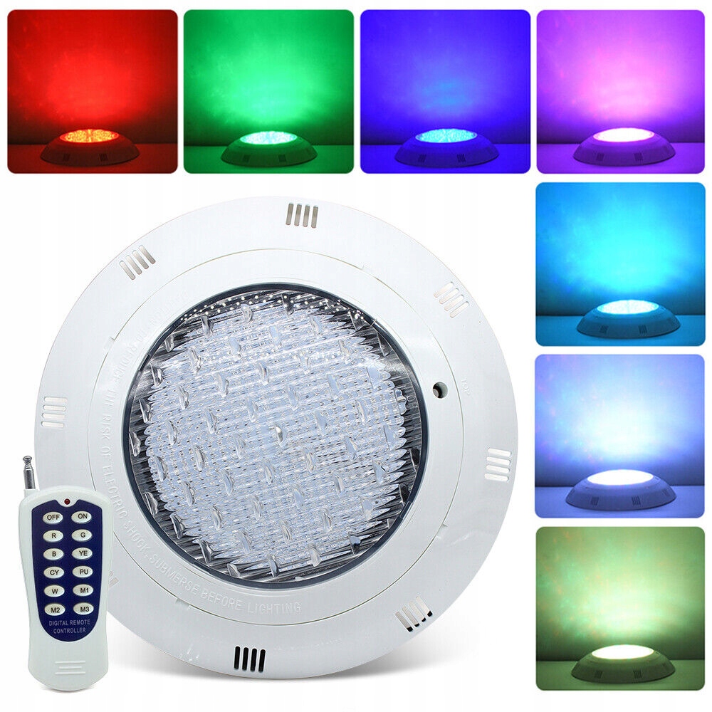 

Ac12v Rgb Led oświetlenie basenowe 36w+pilot