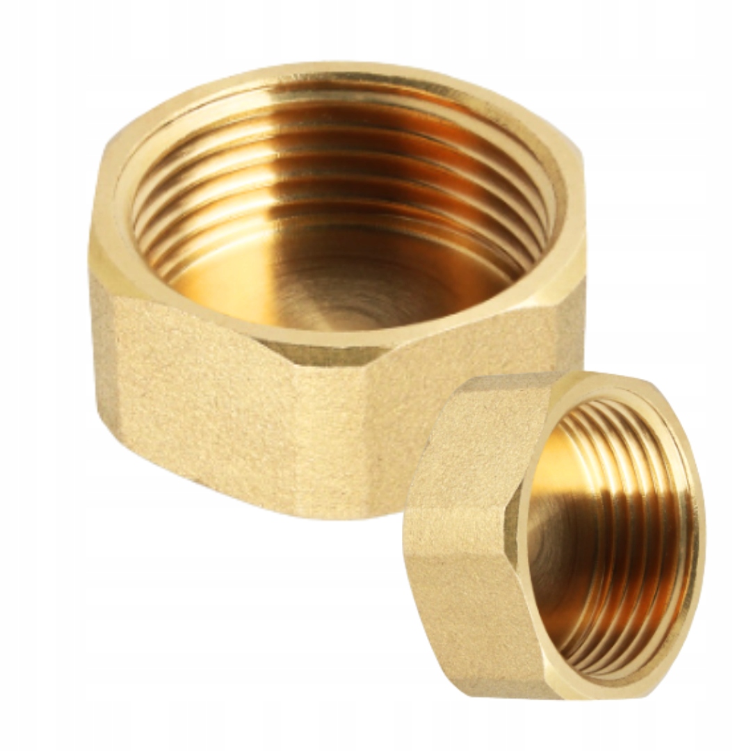 Mosadzná záslepka 3/4 palcový VNÚTORNÝ závit KOROK mosadz pre INŠTALÁCIU 3/4 Stav balenia originálne