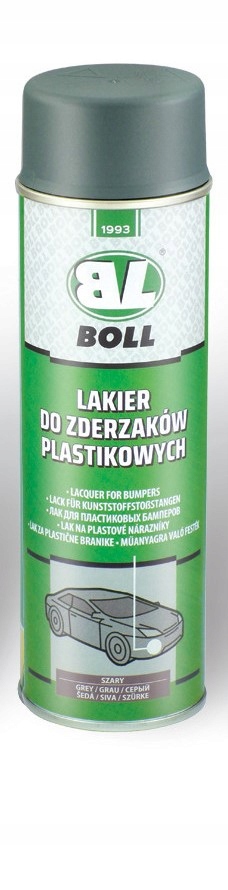 Farba Spray Lakier Do Zderzaków Szara 500 ML