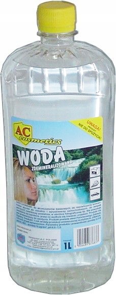 

Woda demineralizowana destylowana 1litr