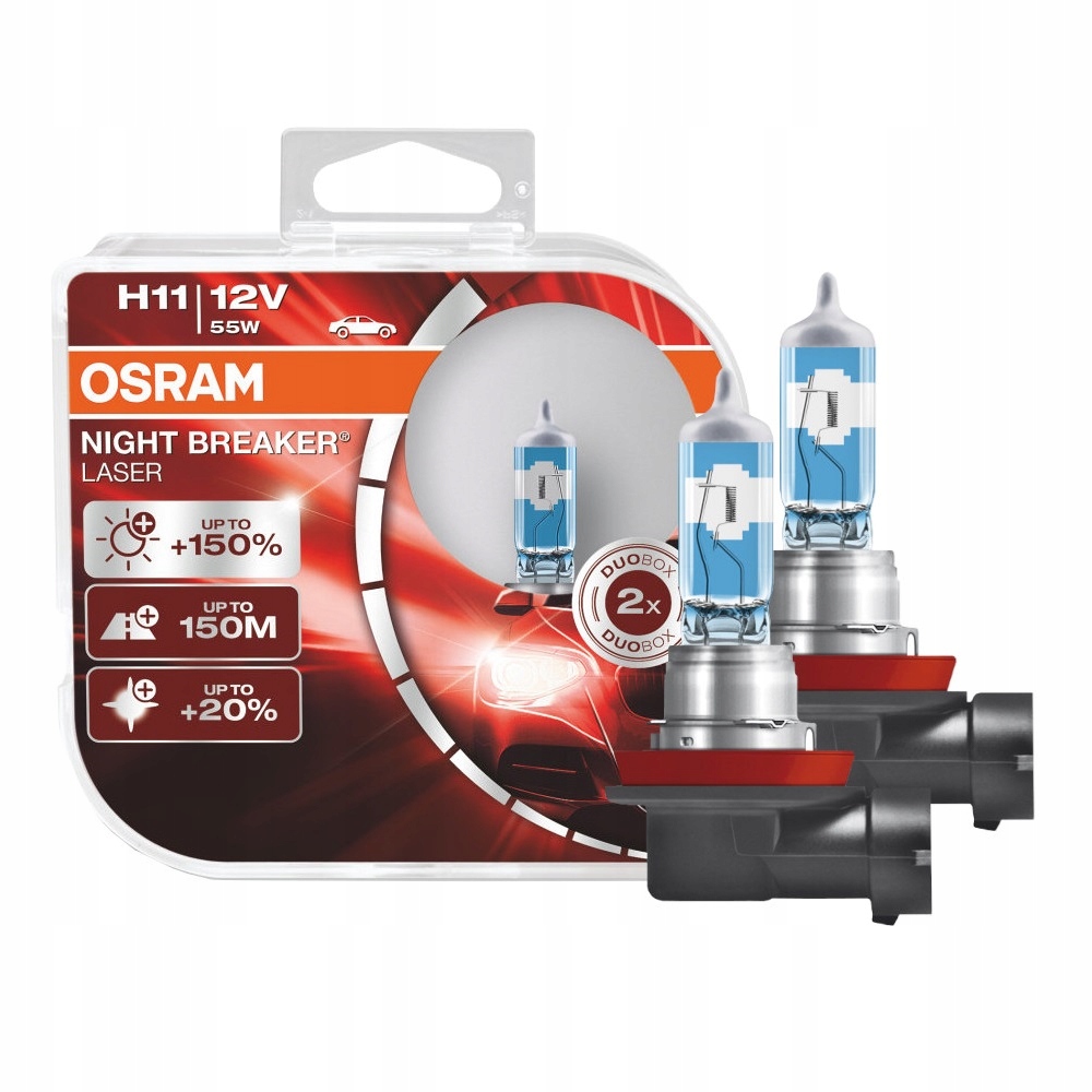 

Żarówki H11 Osram Night Breaker Laser Plus 150%