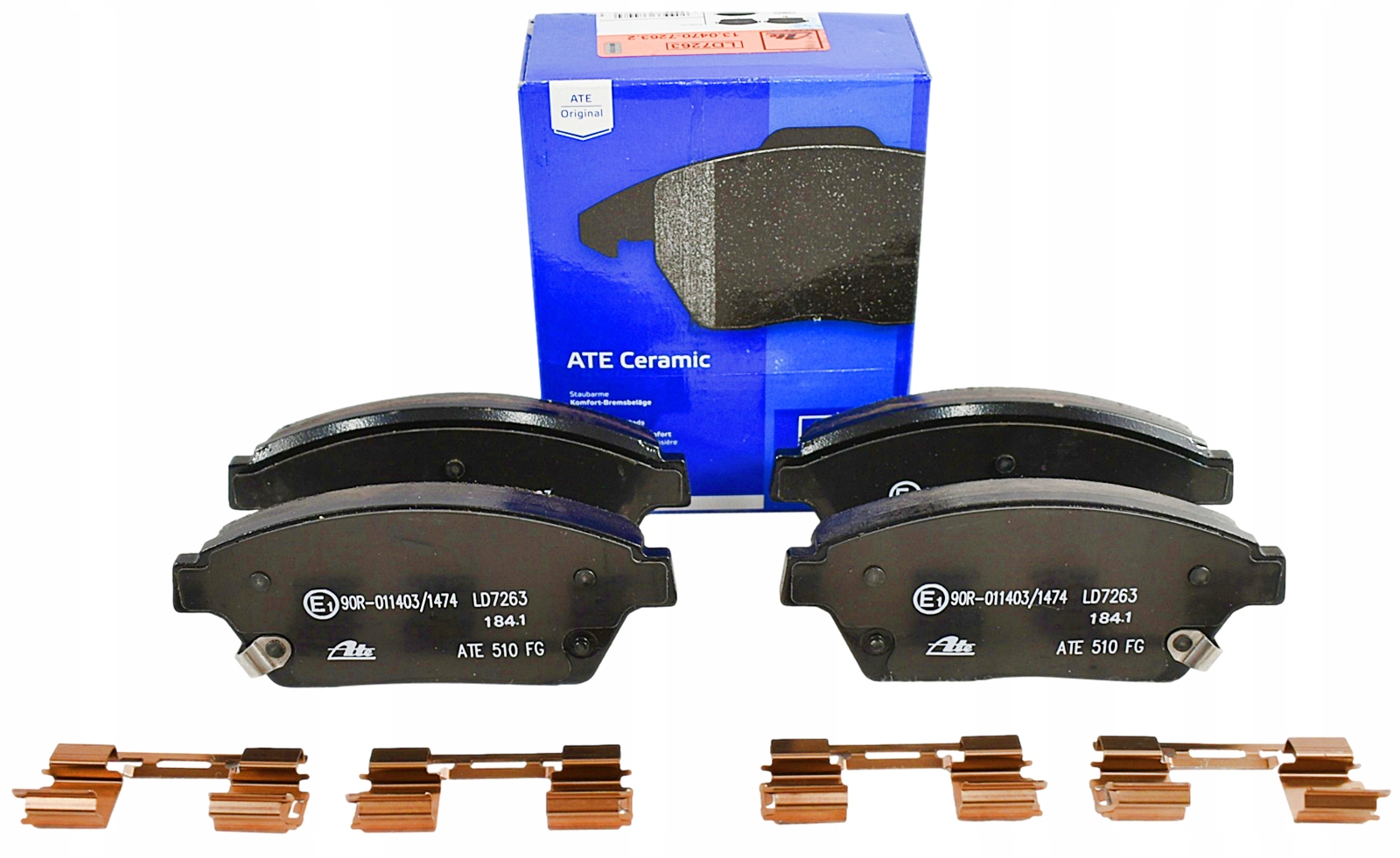 13.0470-7193.2 - ATE КЕРАМИЧЕСКИЕ КОЛОДКИ MAZDA 5 CR19 CW СПЕРЕДИ