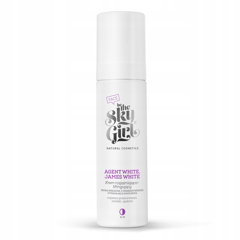 Be The Sky Girl Rozjasňující a liftingový krém Agent White James White 50 ml