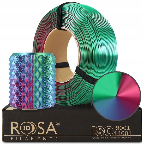 Filament Refill Pla Magic Silk Aurora Blue-Purple-Green 1kg