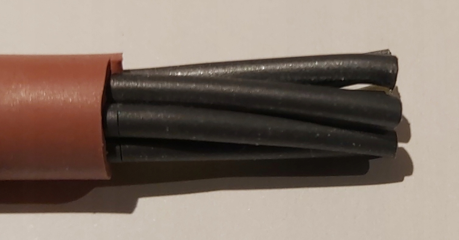 

Kabel przewód silikonowy SiHF 180°C 7x0,75mm2