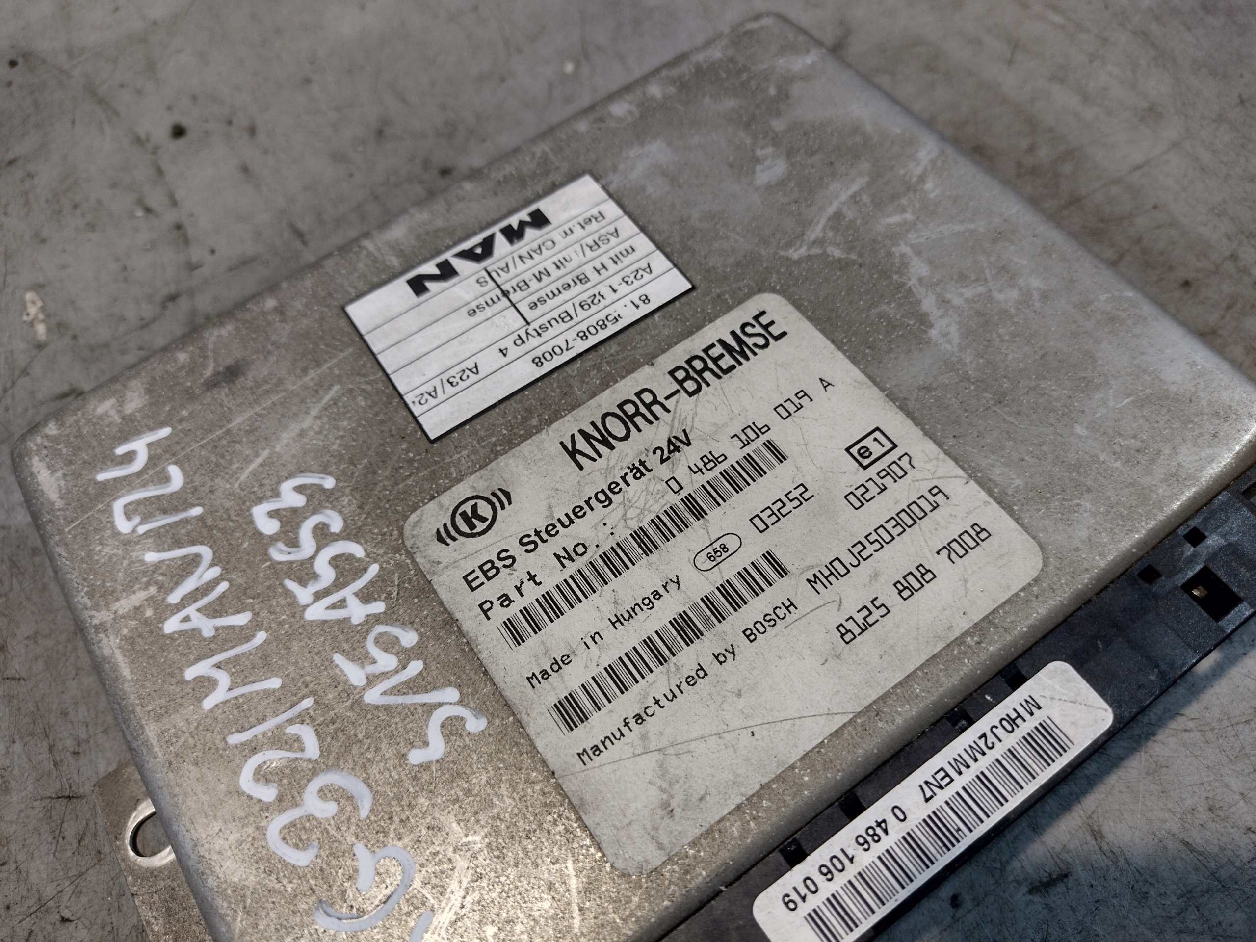 Bedienteil Knorr-Bremse 0486106019A