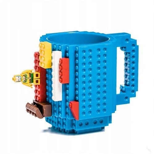 

Klockowy Kubek Niebieski +klocki W Zestawie 350 ML