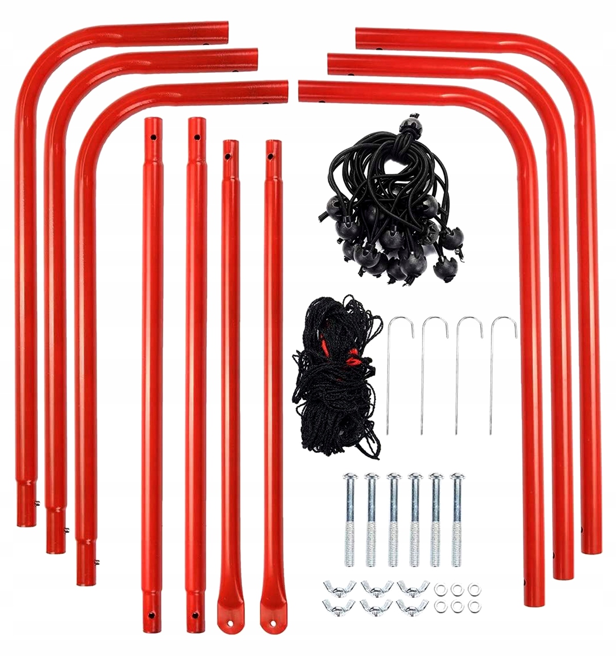 REBOUNDER PIŁKA NOŻNA 100 x 100 x 70 BRAMKA TRENINGOWA TRENAŻER SIATKA RAMA Szerokość bramki 100 cm