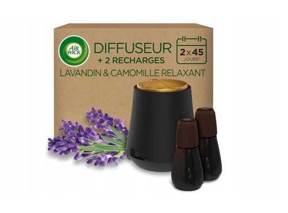 ODŚWIEŻACZ POWIETRZA AIR WICK ESSENTIAL MIST DYFUZOR 2X WKŁADY LAWENDA 20ml