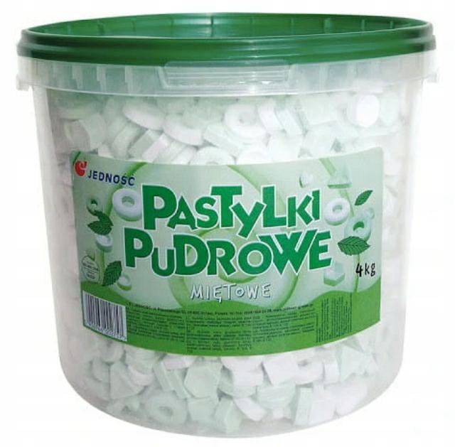 Jedność Pastylki Miętowe Wiadro 4 kg