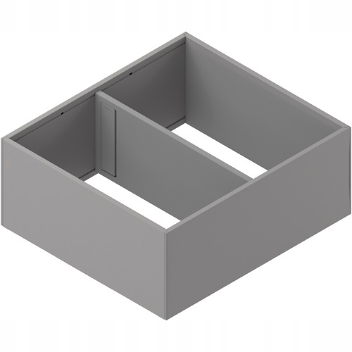 BLUMZC7F400RSPAMBIA-LINE rám, Merivobox zásuvky s čelním panelem, délka 400 mm, šedá barva