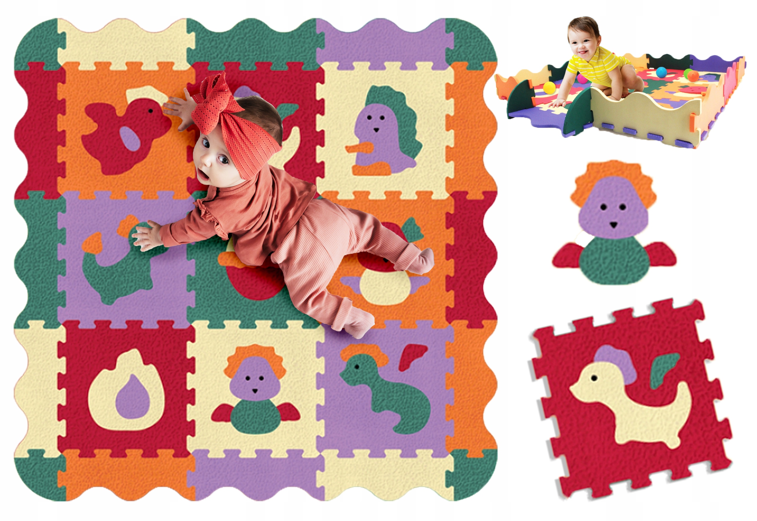 

Mata piankowa puzzle piankowe duże dla dzieci