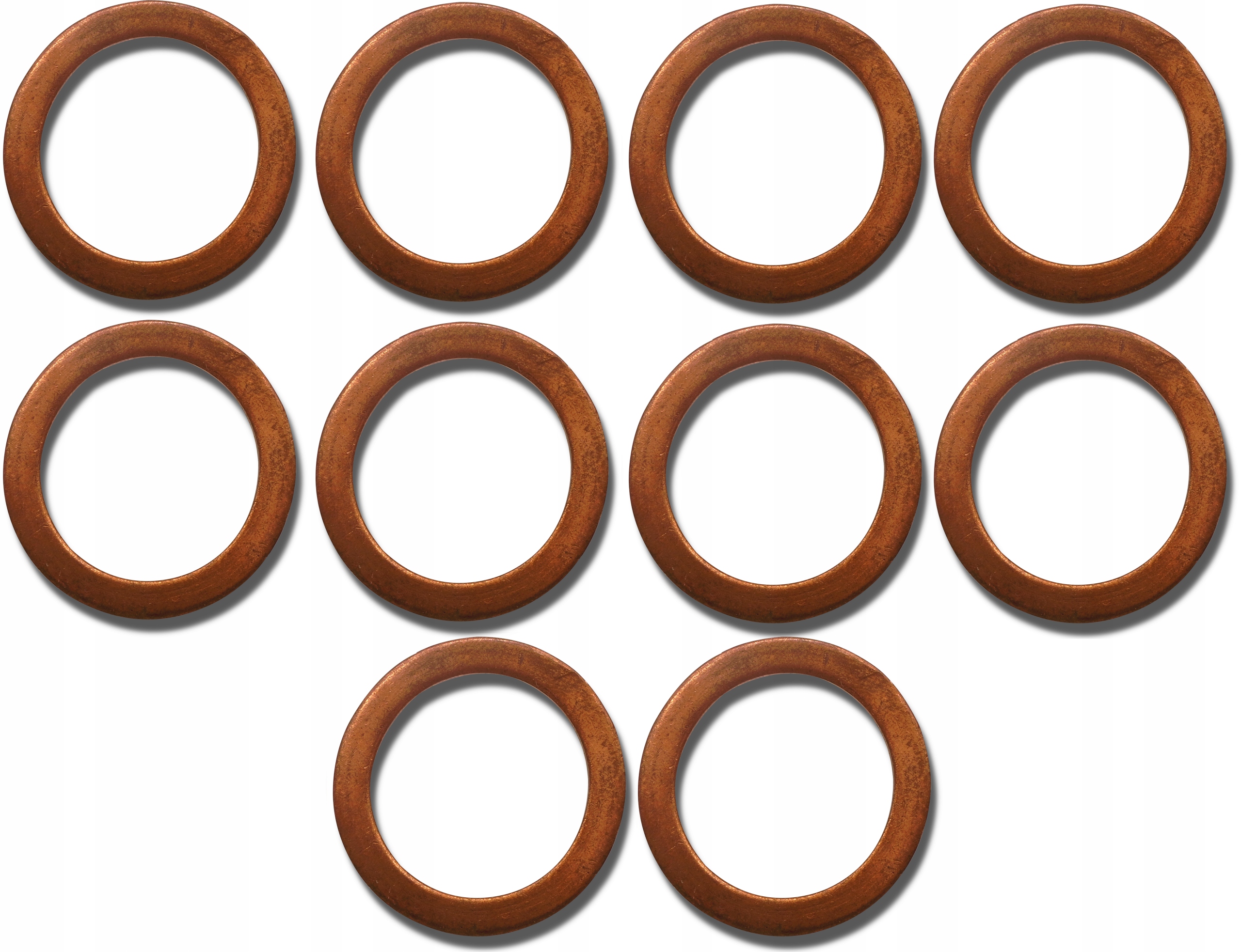 

10x Podkładka Miedziana Cu 22x28x1,5 Gwint M22x1,5