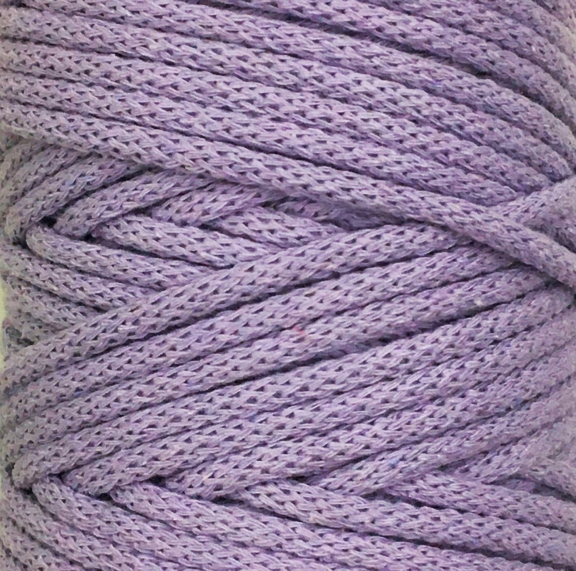 SZNUREK BAWEŁNIANY NATURALNY 2M 5mm FIOLETOWY