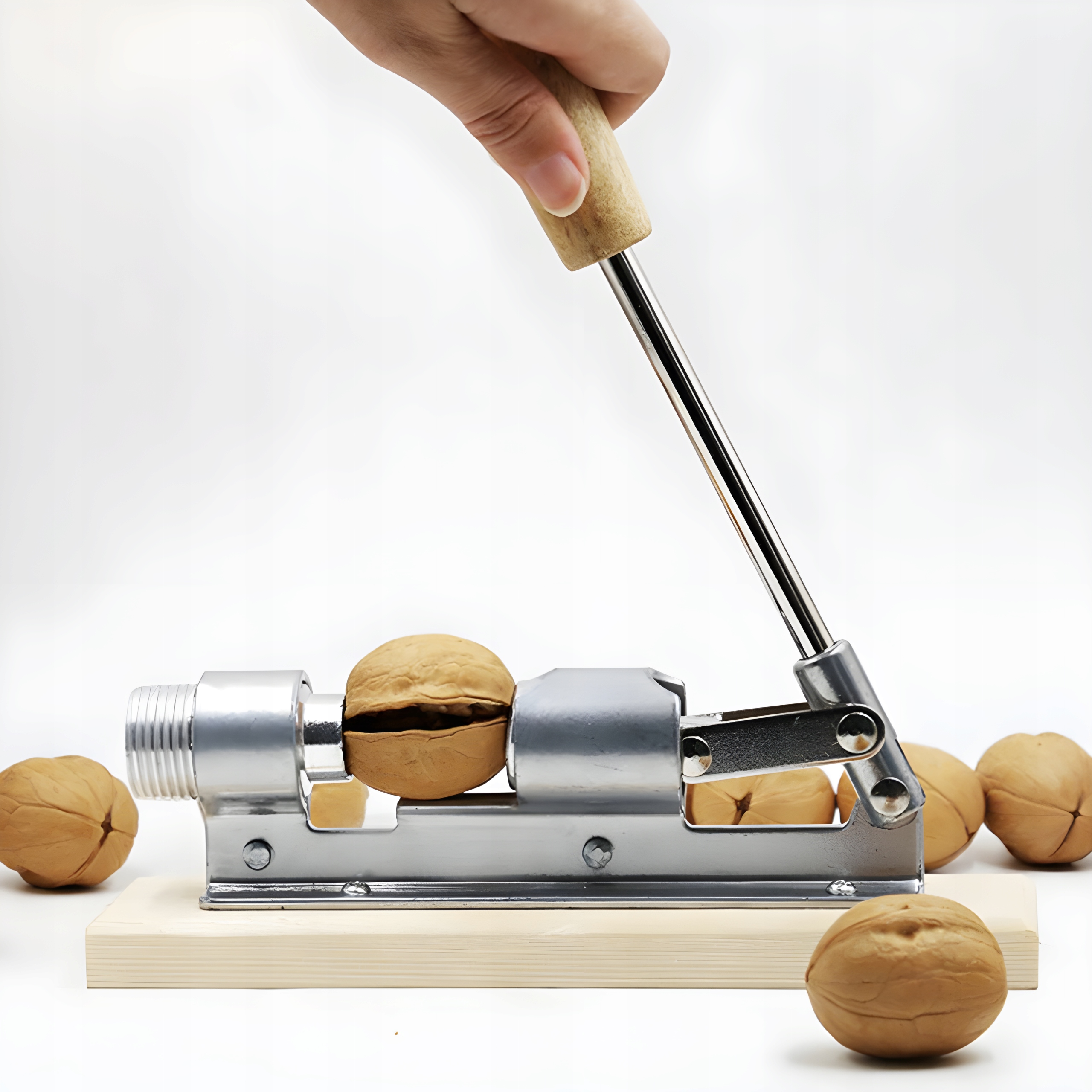 DZIADEK DO ORZECHÓW NA PODSTAWCE MOCNY STALOWY EAN (GTIN) 5903899250660