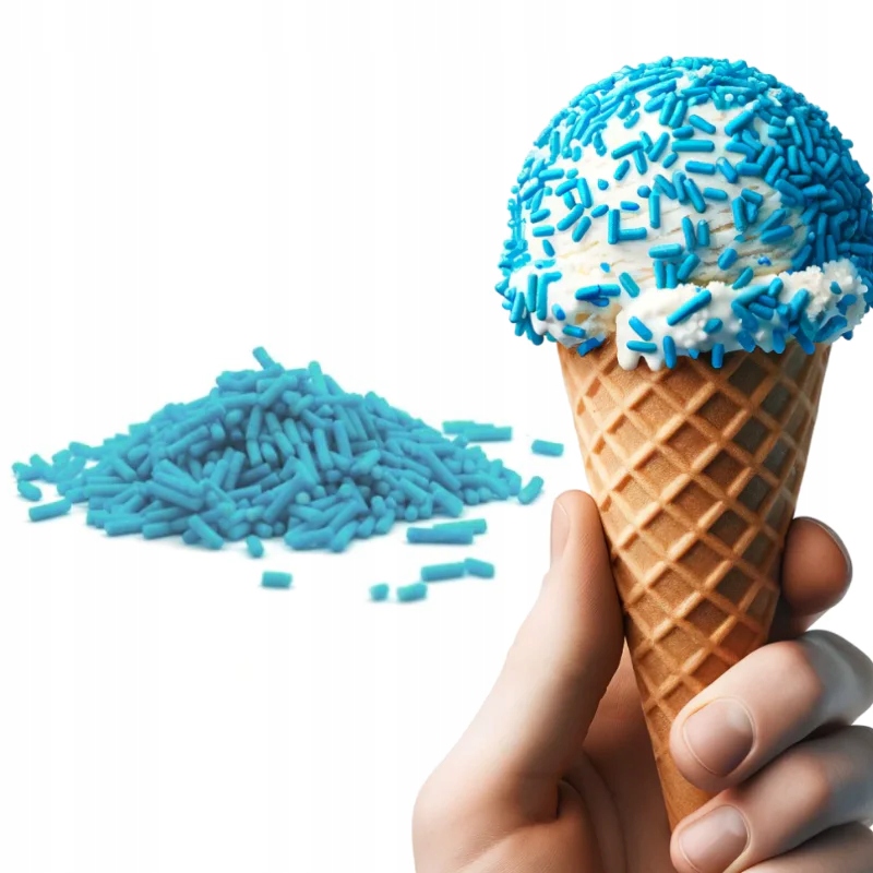 Posypka Jagodowa | Pałeczki Dekoracyjne 500g