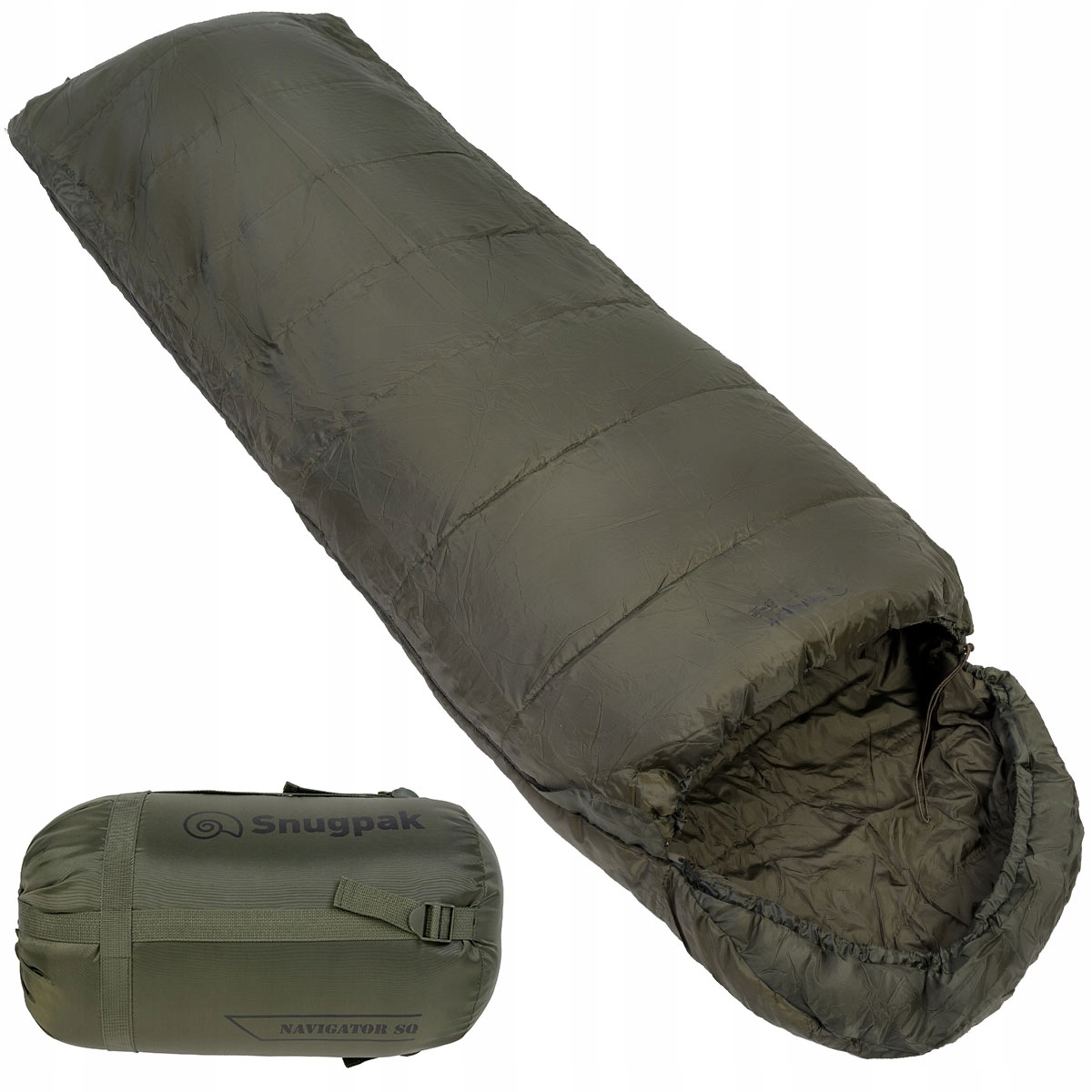 Śpiwór Turystyczny Mumia Jesienny Snugpak Navigator Lz -2°C Olive