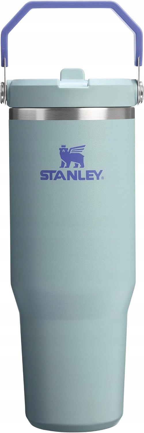 Stanley IceFlow Flip Straw Butelka Termiczna 0,89L Blue Cactus