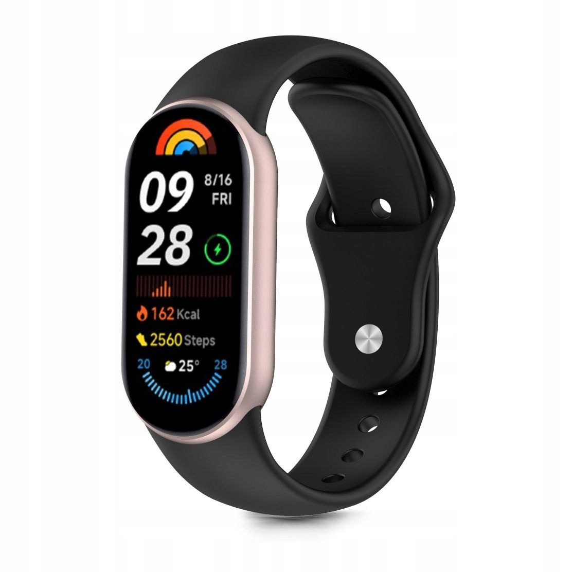 Pasek do Xiaomi Smart Band 8/9/10 Nfc Tech-Protect IconBand czarny